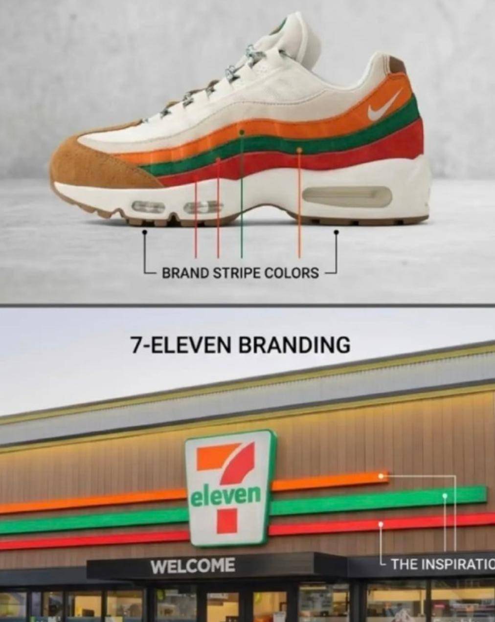 7-11指控耐克新鞋配色抄袭